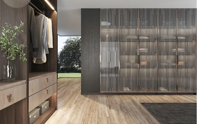 太阳城官网岩板与整体衣柜装修效果图