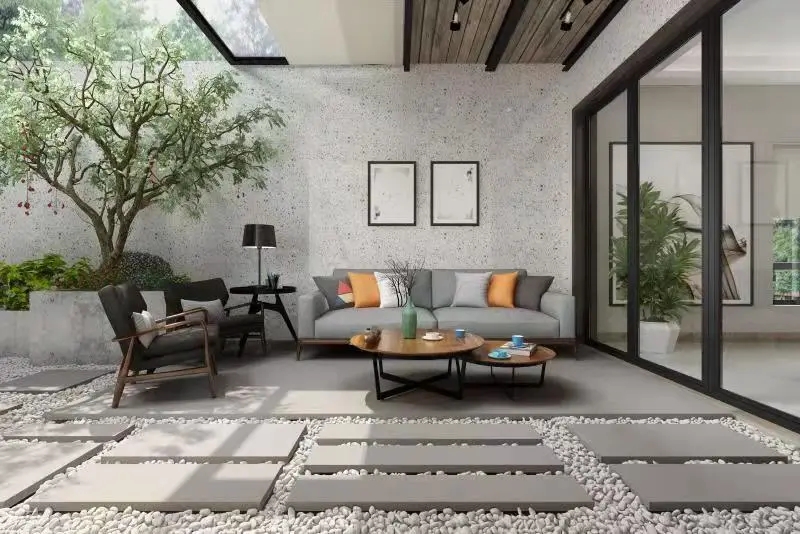 太阳城官网TPVGM26001M瓷砖地砖黄金配色效果图