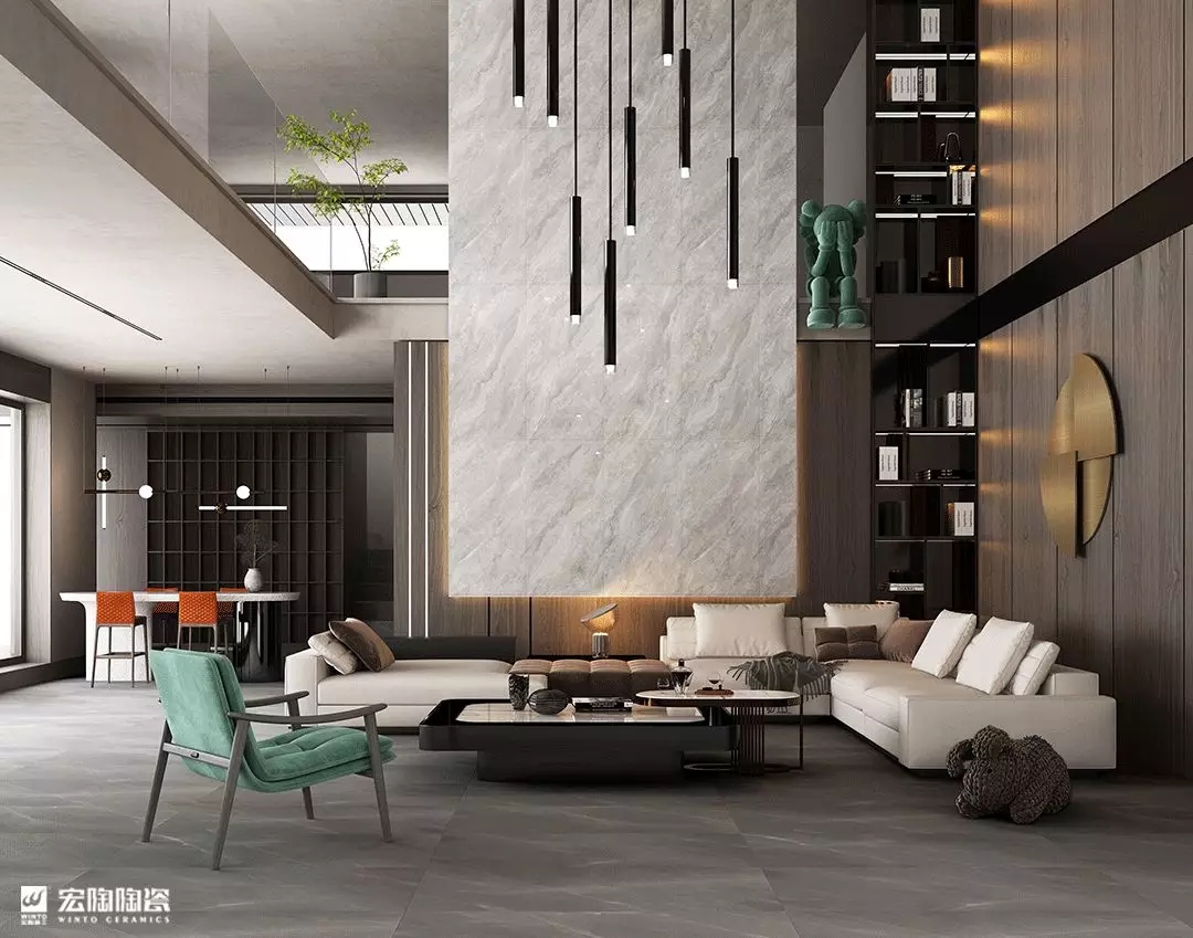 太阳城官网云中灰TPEBM157004 瓷砖地砖装修效果图