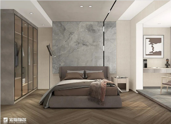 太阳城官网质感砖卧室装修效果图
