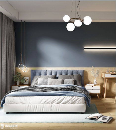 太阳城官网陶瓷质感砖烟雨灰效果图