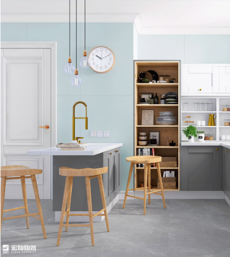 太阳城官网陶瓷质感砖影青蓝效果图