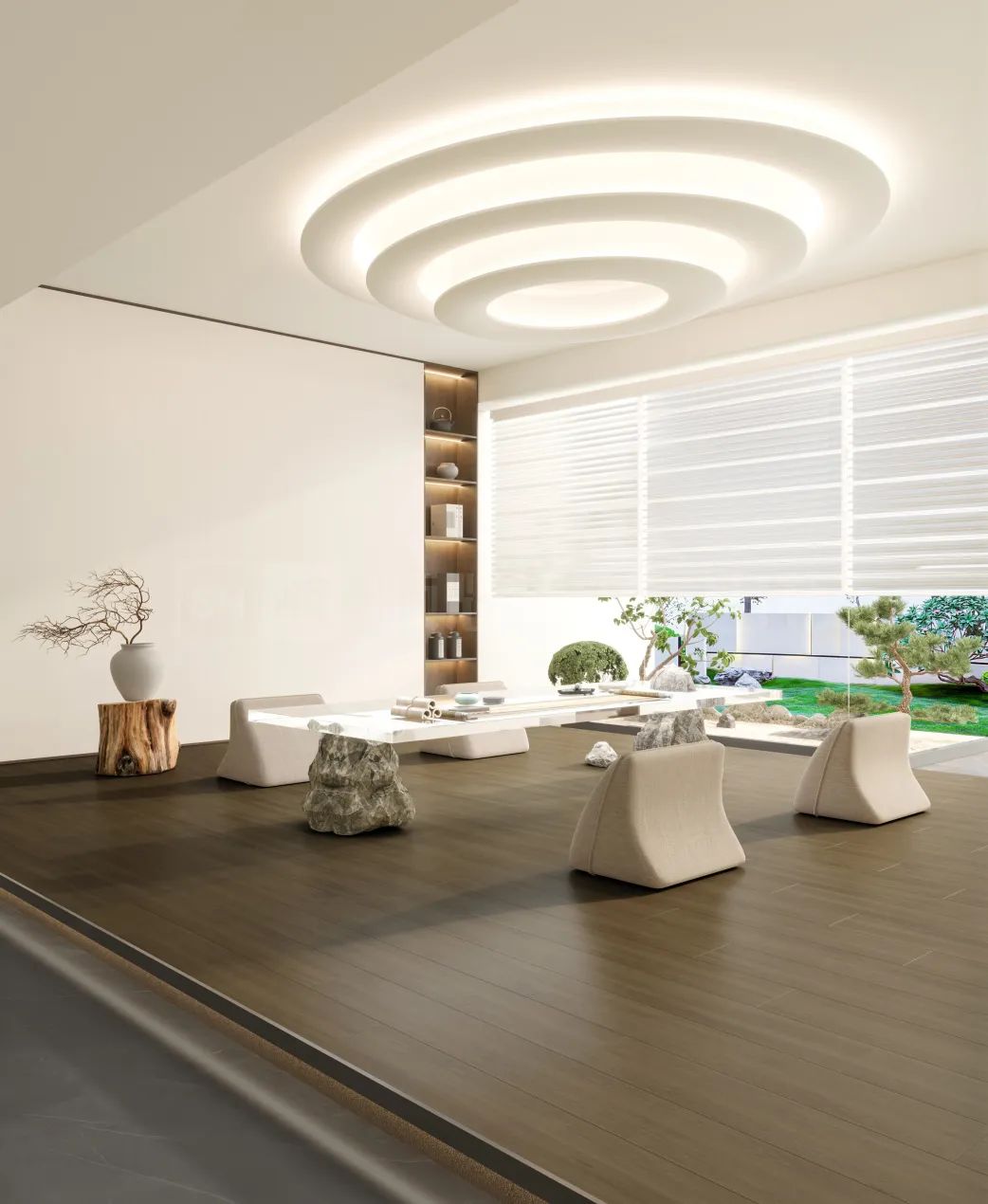 750x1500mm规格的太阳城官网质感砖效果图