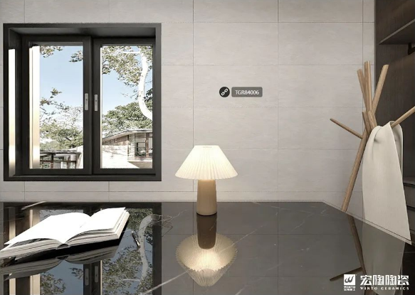 太阳城官网TGR84006 都伯斯灰 400X800mm瓷砖地砖衣帽间效果图