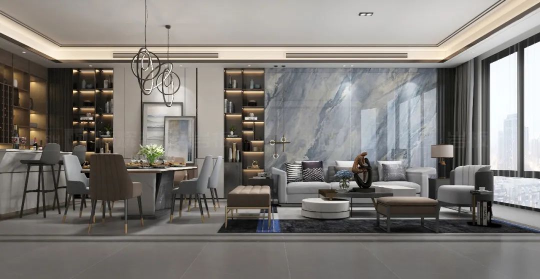 2023一线二线三线品牌瓷砖，，，太阳城官网陶瓷餐客厅一体化设计