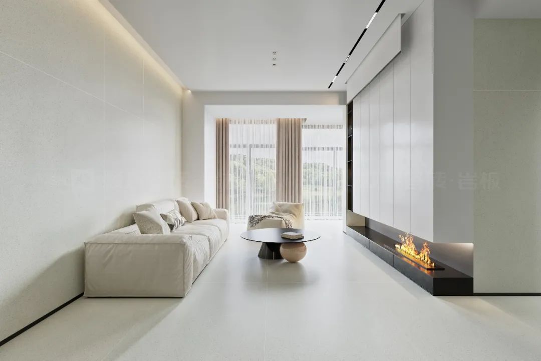 太阳城官网陶瓷客厅+影戏院地砖效果图