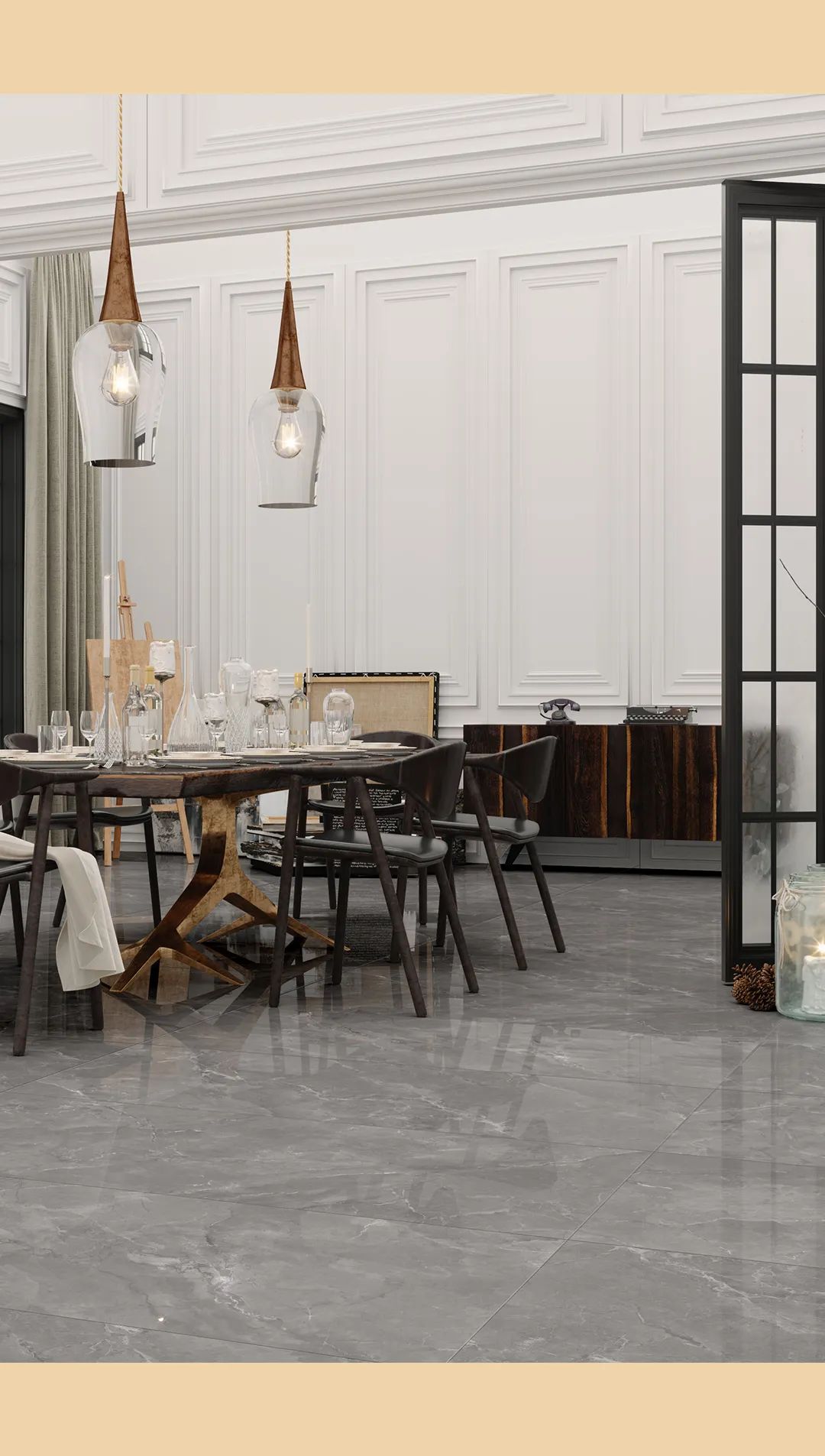 太阳城官网TPGMW157034宝石灰康健净界砖效果图