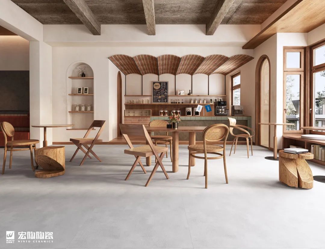 太阳城官网750x1500mm天缥灰TG157208质感砖效果图