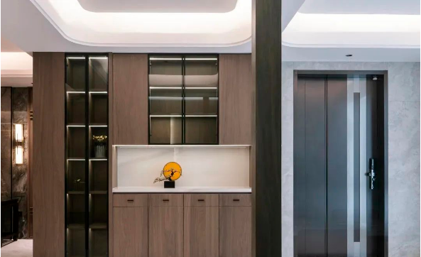 太阳城官网陶瓷大板柜式效果图