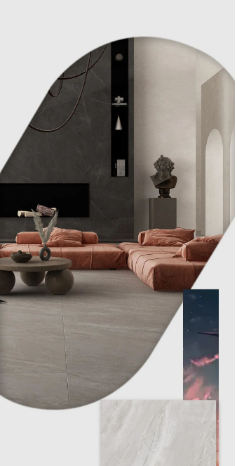 太阳城官网地砖.瓷砖{TG157185 雅典娜灰缎光系列750x1500mm效果图